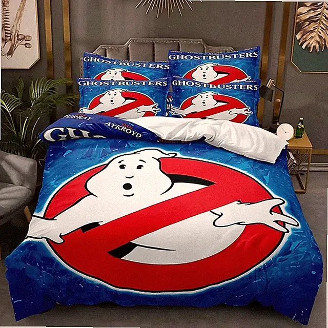 Cinema Ghostbusters Duvet Cover Bedding Set Quilt Covers Single Twin Full Queen