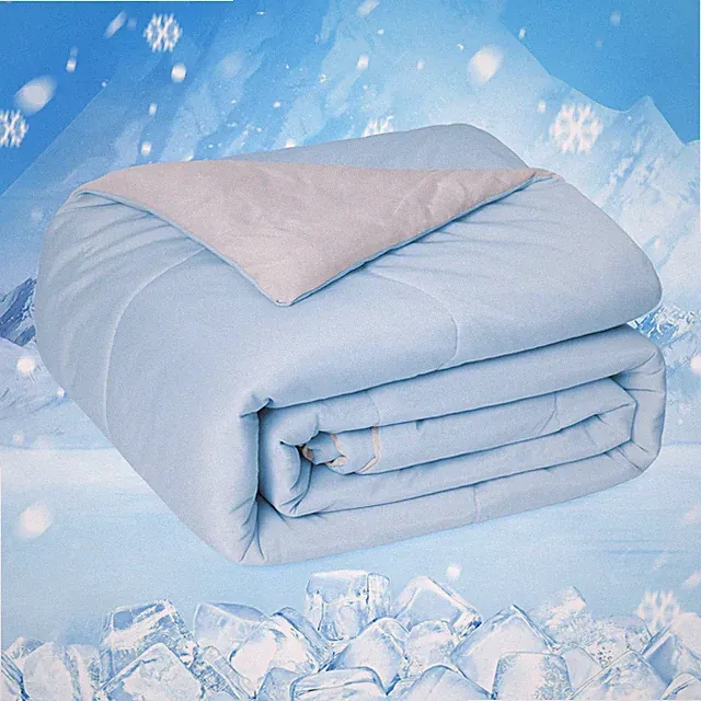 Cooling Comforter Japanese Double-Sided Arc-Chill Cold Tech Fabric Cooling Bl...