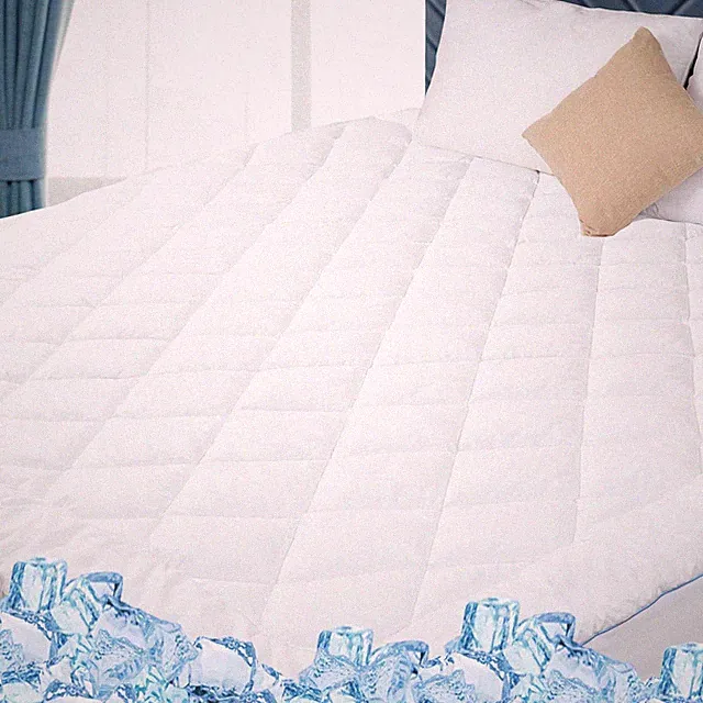 Cooling King Mattress Pad - Ultra-Soft Fitted Deep Pocket for Comfort