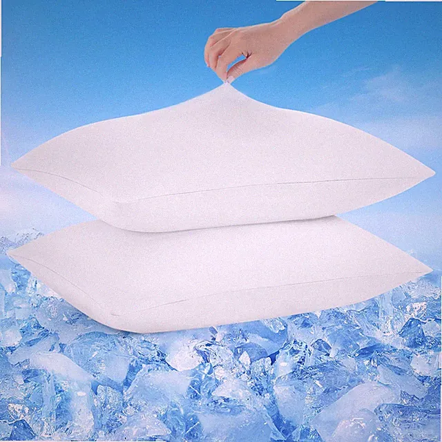 Cooling Pillow Cases, 2 Pack Arc-Chill Q-max 0.5 Cool King Size Summer Pillow...