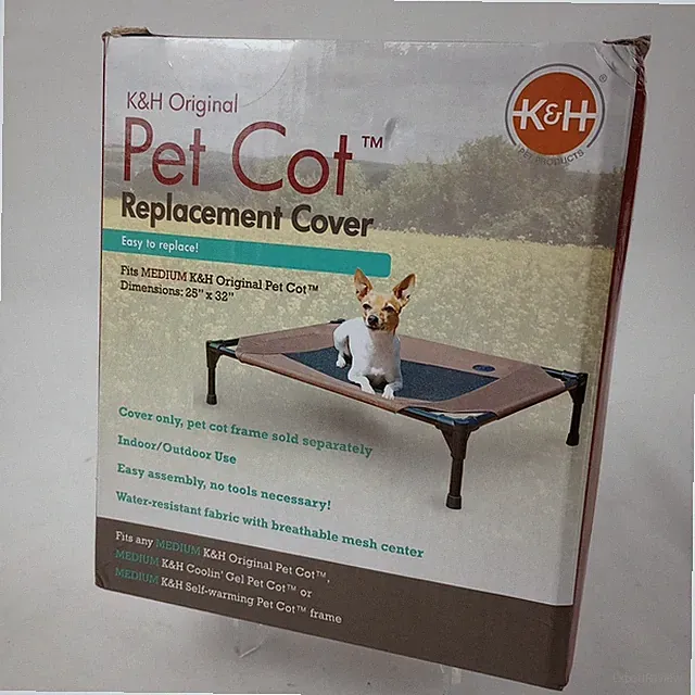 Dog Cot Replacement Cover, Designed to fit K&H Medium Pet Cots (Sold Separate...