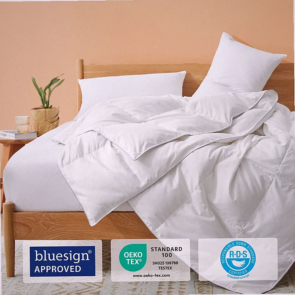 Hot Sleeper Oversized Blanket Summer Cooling Lightweight Comforter Down Feather