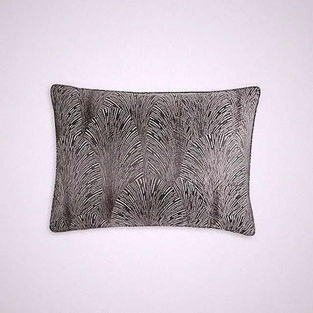 Hudson Park Collection Metallic Deco Fan Printed 28x20 Standard Pillow Sham