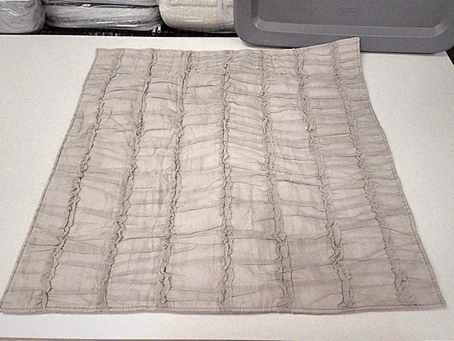 Levtex Home Nomad Ruched Euro Sham 26"x26" Taupe