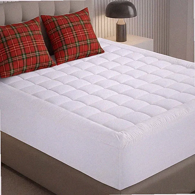 Twin Mattress Pad, Quilted Fitted Premium Mattress Protector, Deep Pocket Cover